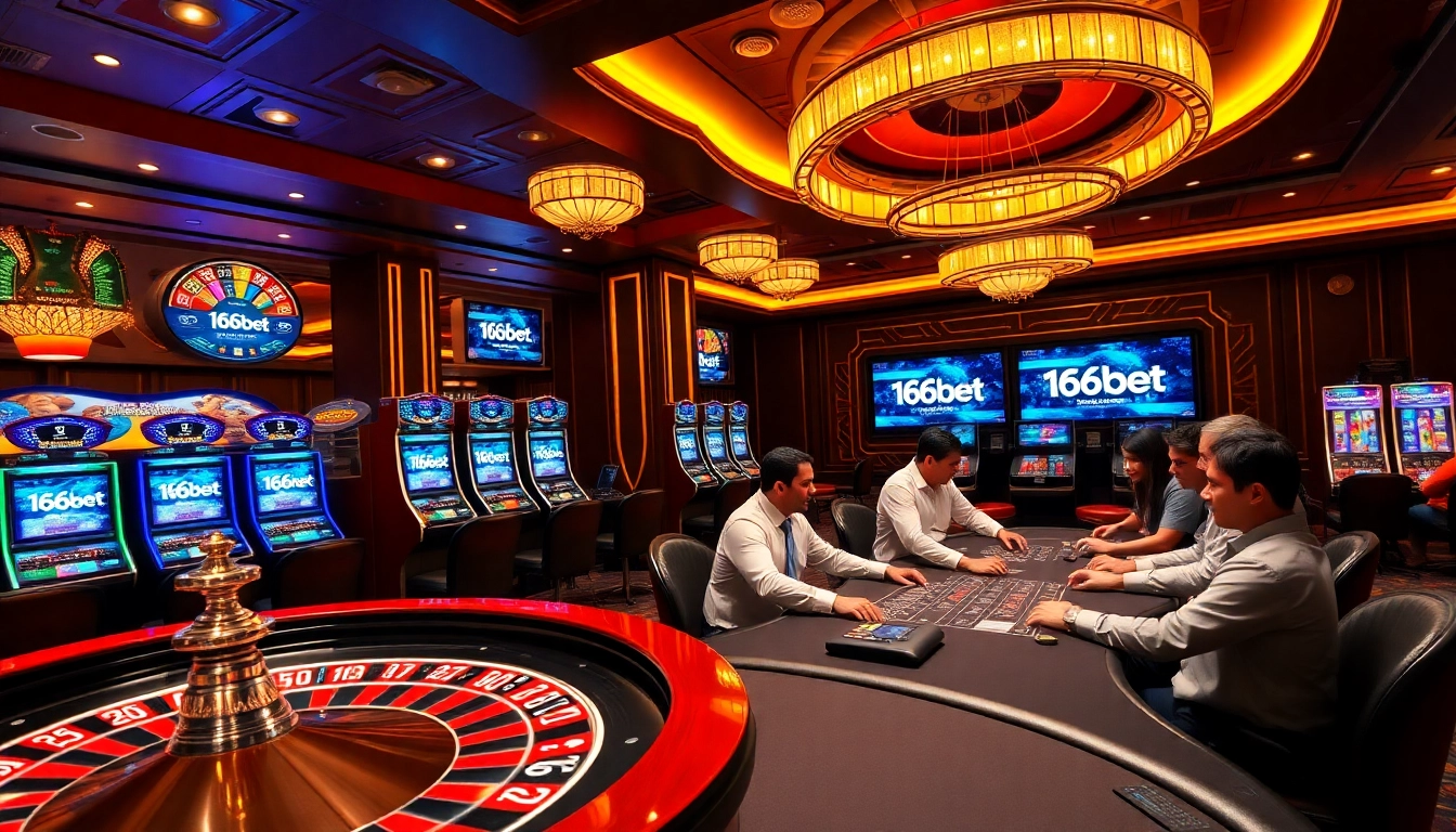 Experience thrilling gameplay at 166bet with vibrant casino tables and engaging players.