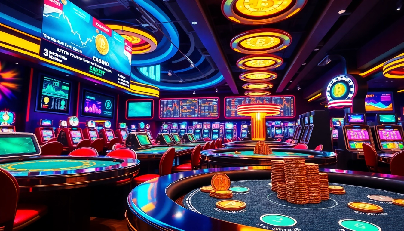 Découvrez le meilleur casino crypto avec des jeux innovants et des décorations futuristes.
