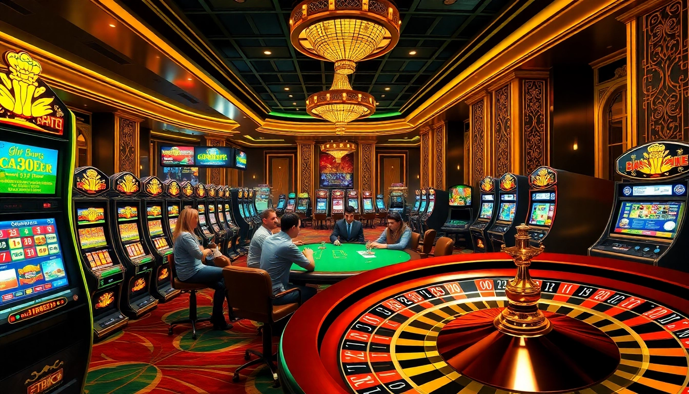 Engage in thrilling games at tg88 with vibrant casino tables and dynamic slot machines.