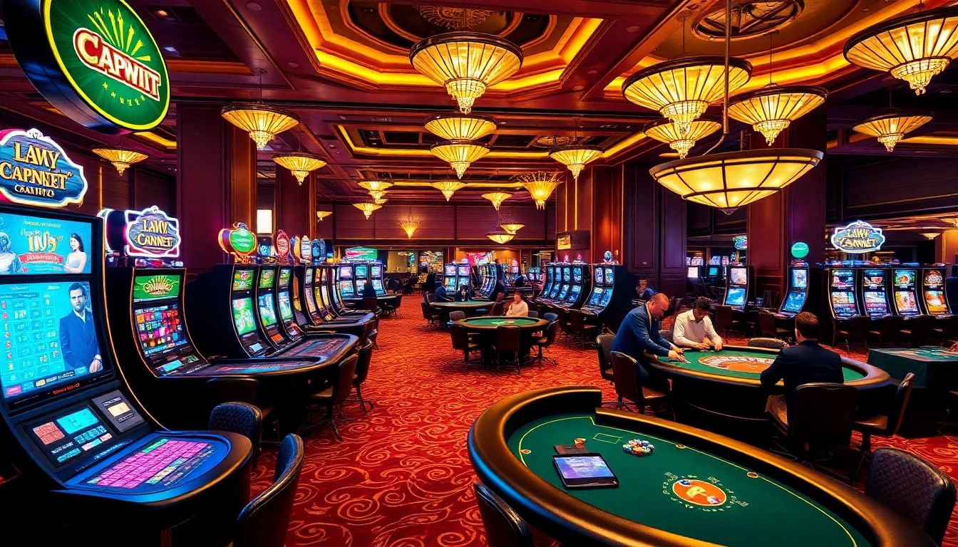 Experience the thrill of gaming at https://32wincasino.com/ with vibrant casino interiors and gaming action.