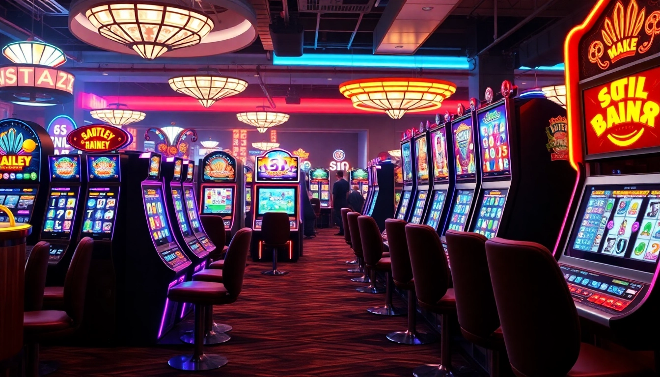 Découvrez des machines à sous en ligne argent réel avec des couleurs vives et une atmosphère excitante.