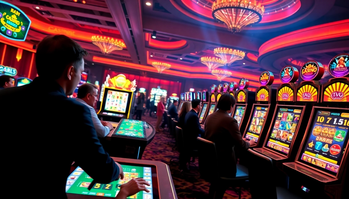 Jouez à des jeux captivants sur un casino en ligne rempli d'excitation et d'énergie.