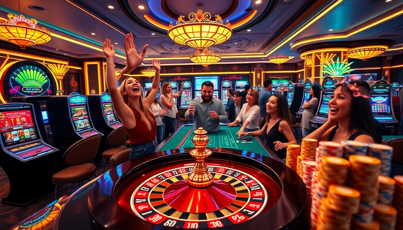 Experience the thrilling action of crown88 with vibrant casino games and engaging players.
