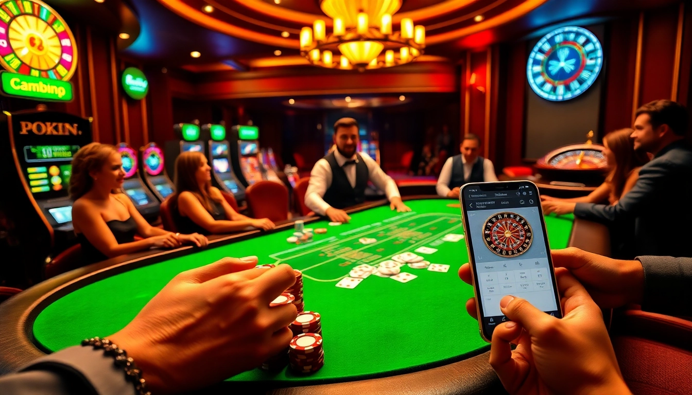 Experience high-stakes action at rikvip's luxurious casino with vibrant tables and thrilling players.