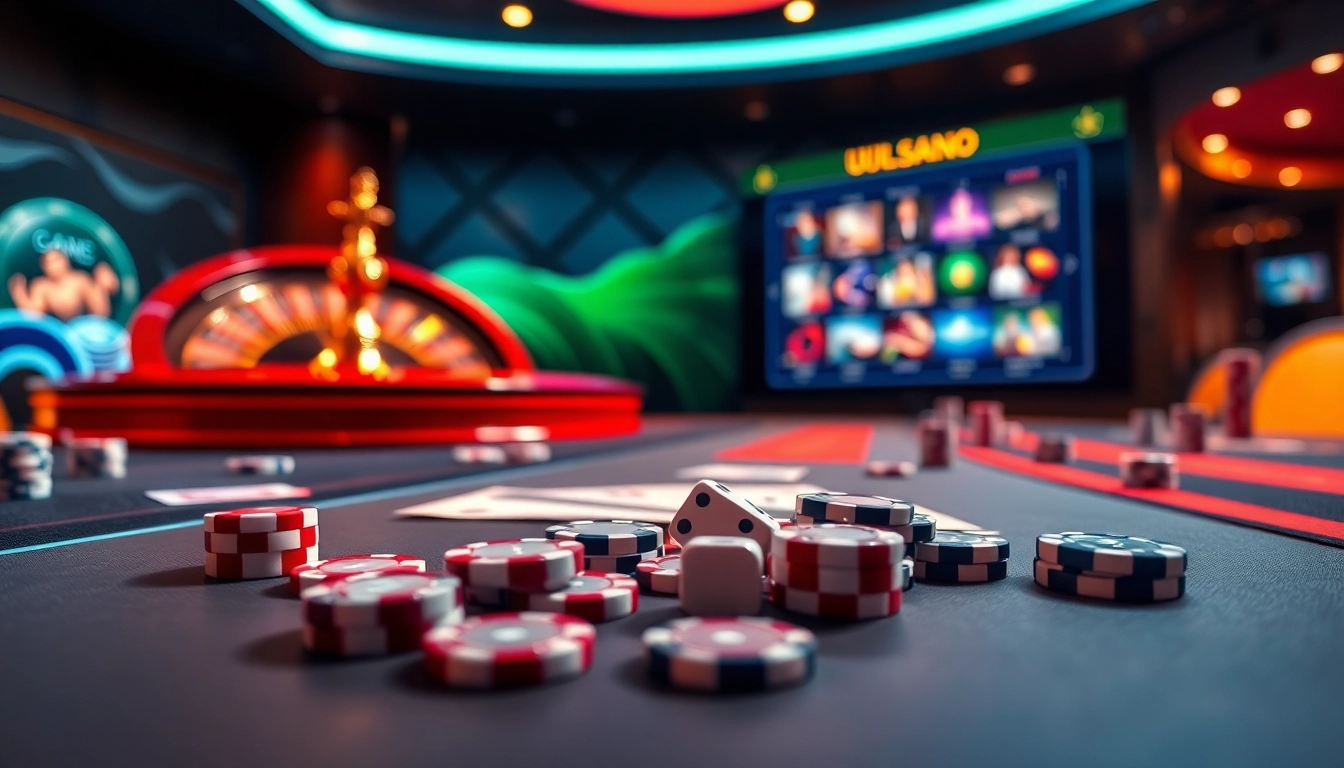 Engage in thrilling gameplay at UU88 casino, showcasing vibrant table games and exciting betting options.