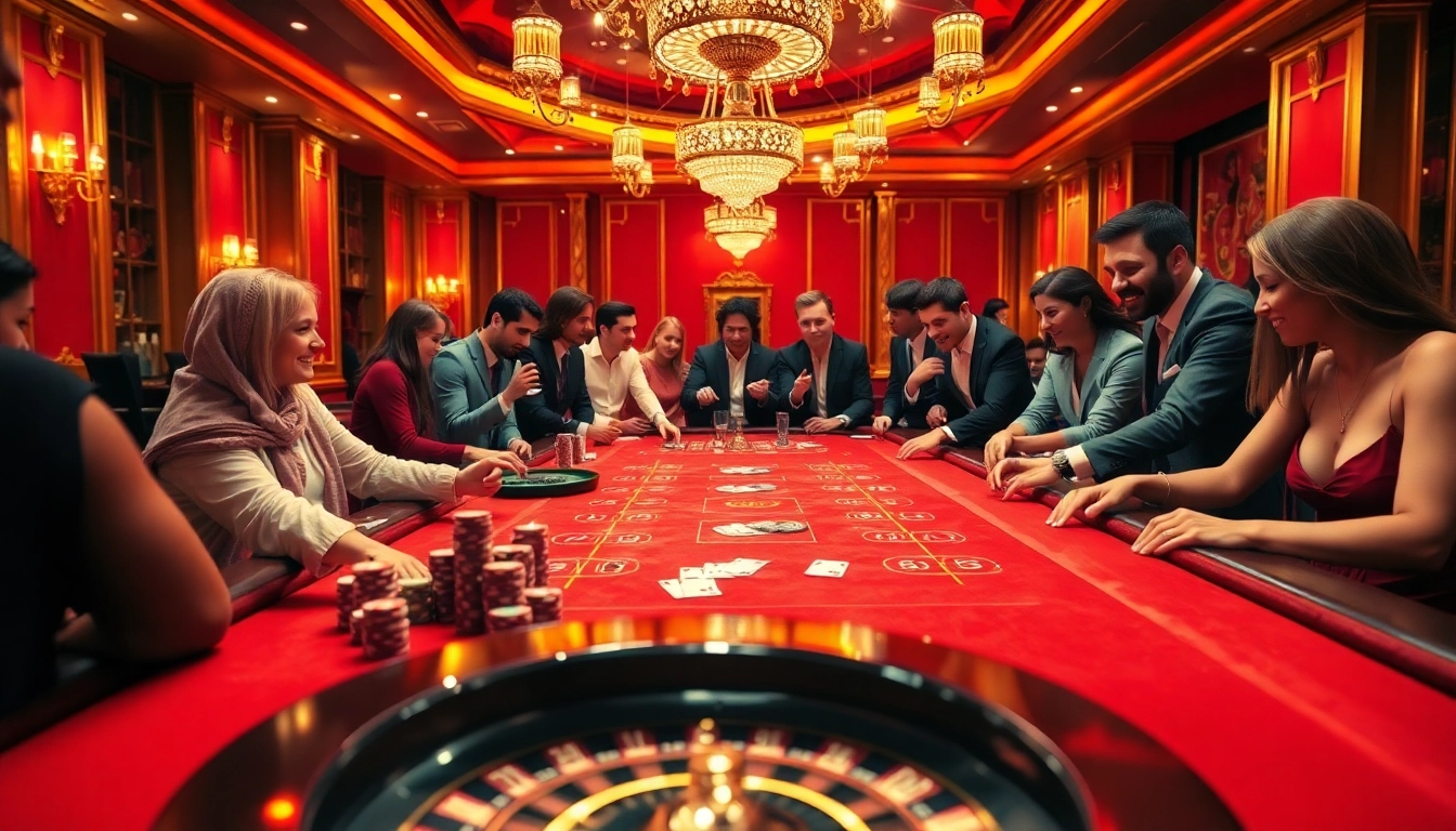 Experience the thrill of gambling at five88's luxurious poker table with vibrant chips and cards.
