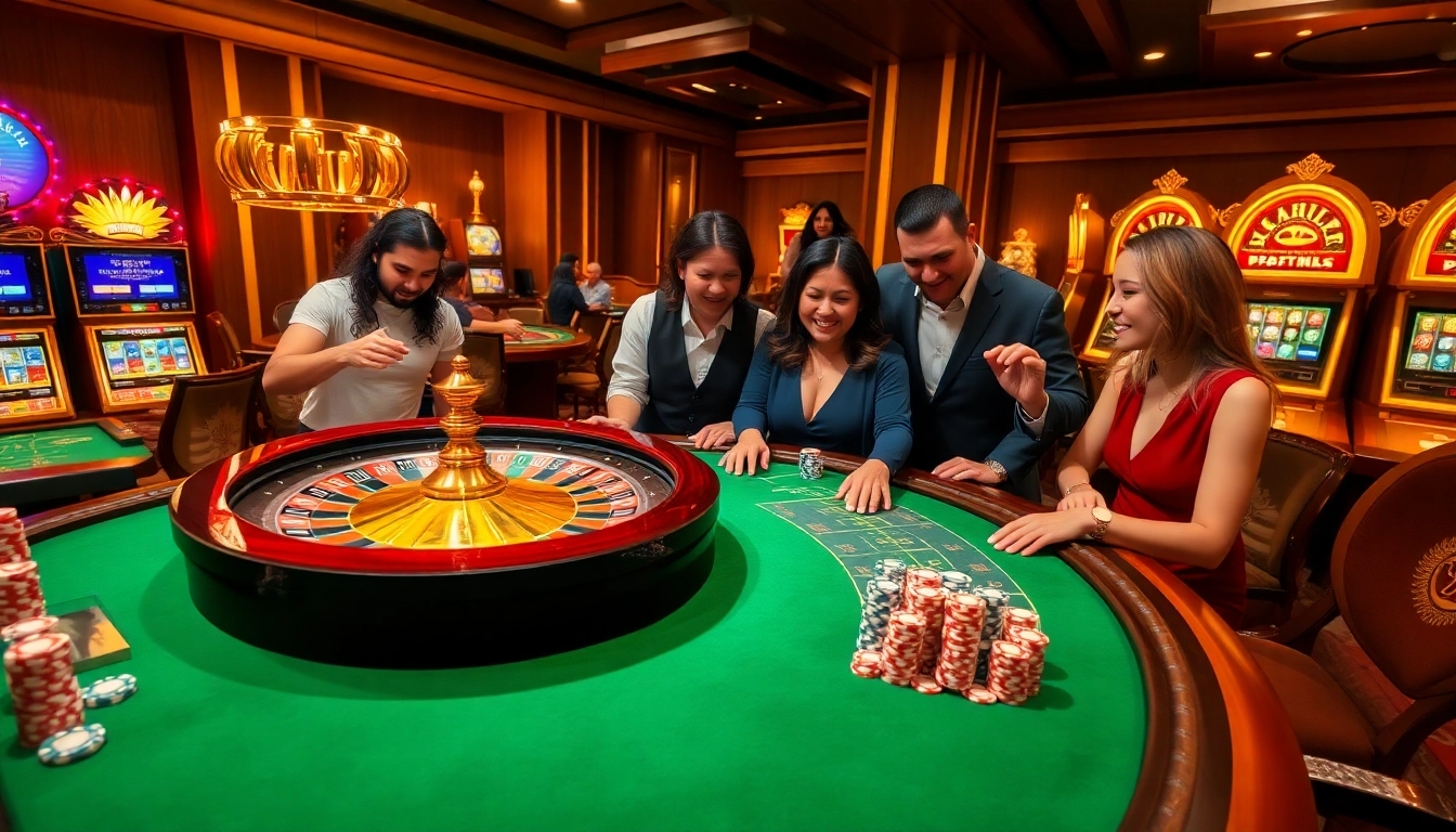 Engaging with roulette and poker at 78Win's luxurious online casino atmosphere.