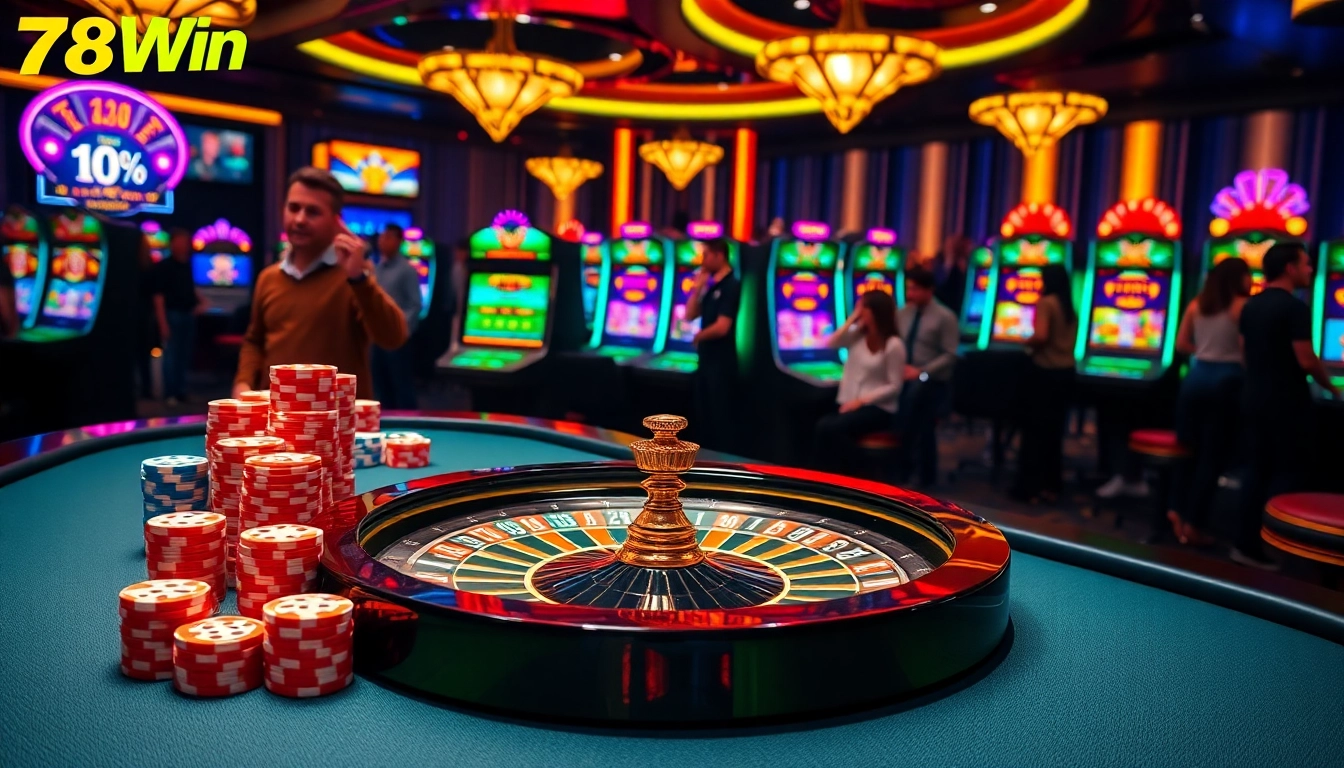 Experience the thrill of 78Win with colorful casino games and exciting gameplay dynamics.
