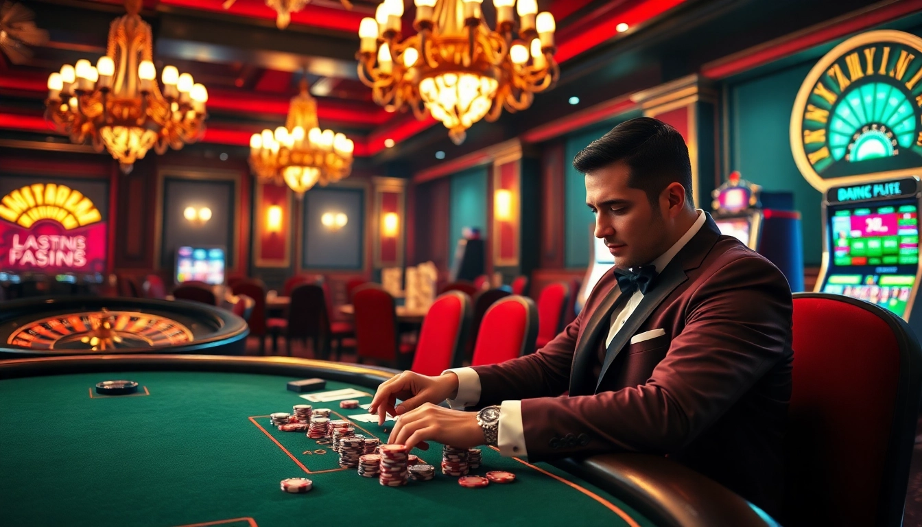 Join the excitement at https://sky88.tel/ with luxury casino experiences featuring poker tables and vibrant slots.