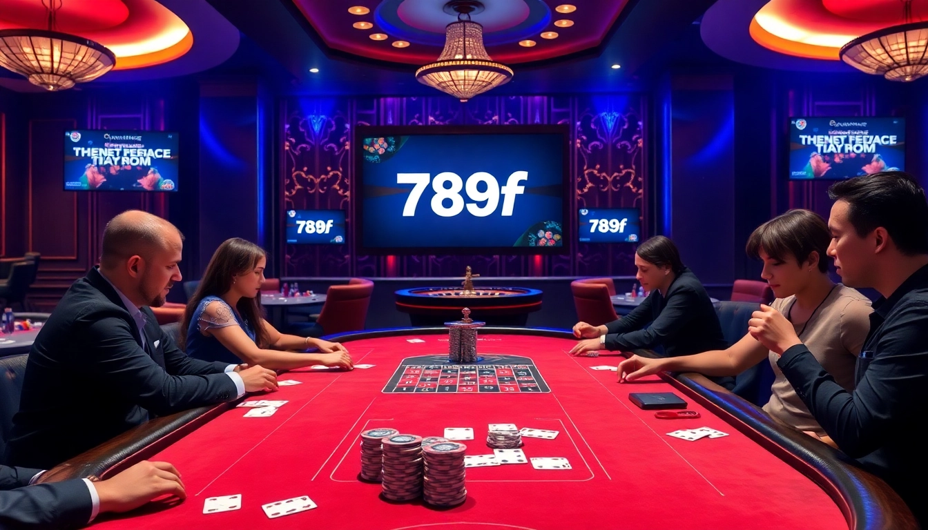 Engage in thrilling poker action at 789f's luxurious casino tables filled with excitement and winning opportunities.