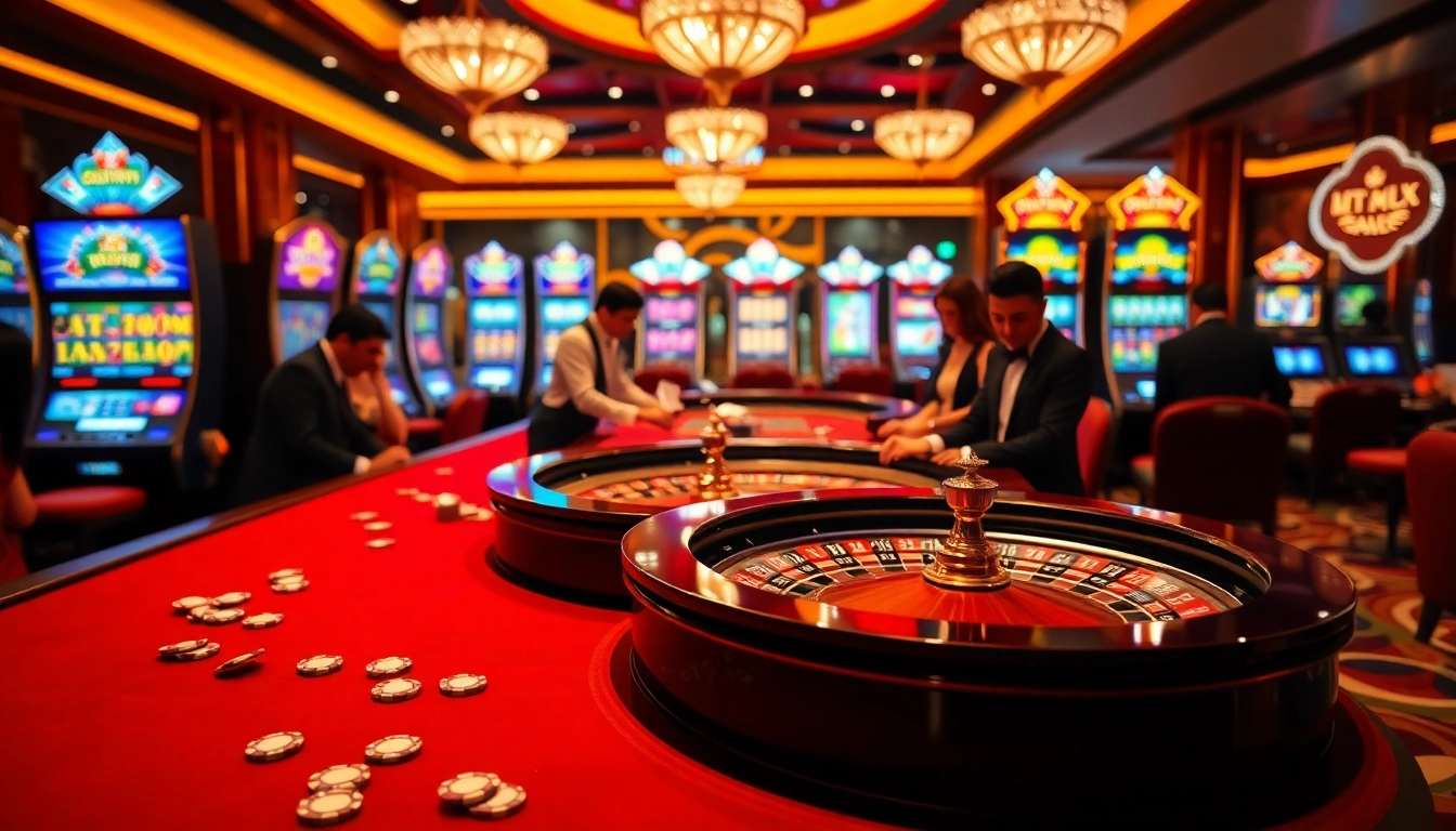 Experience the excitement at TT88 casino with players betting at a roulette table.